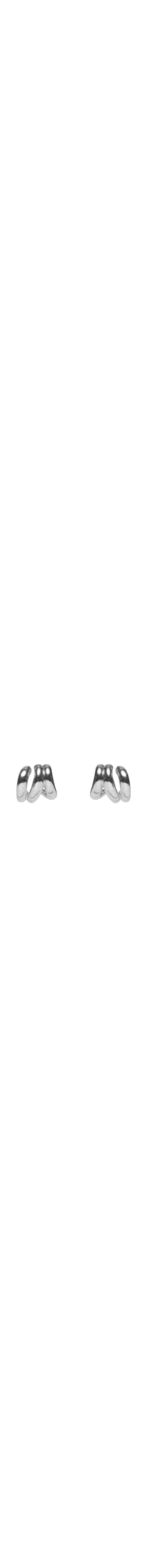 Brinco Feminino Earcuff Argolinhas - Prata