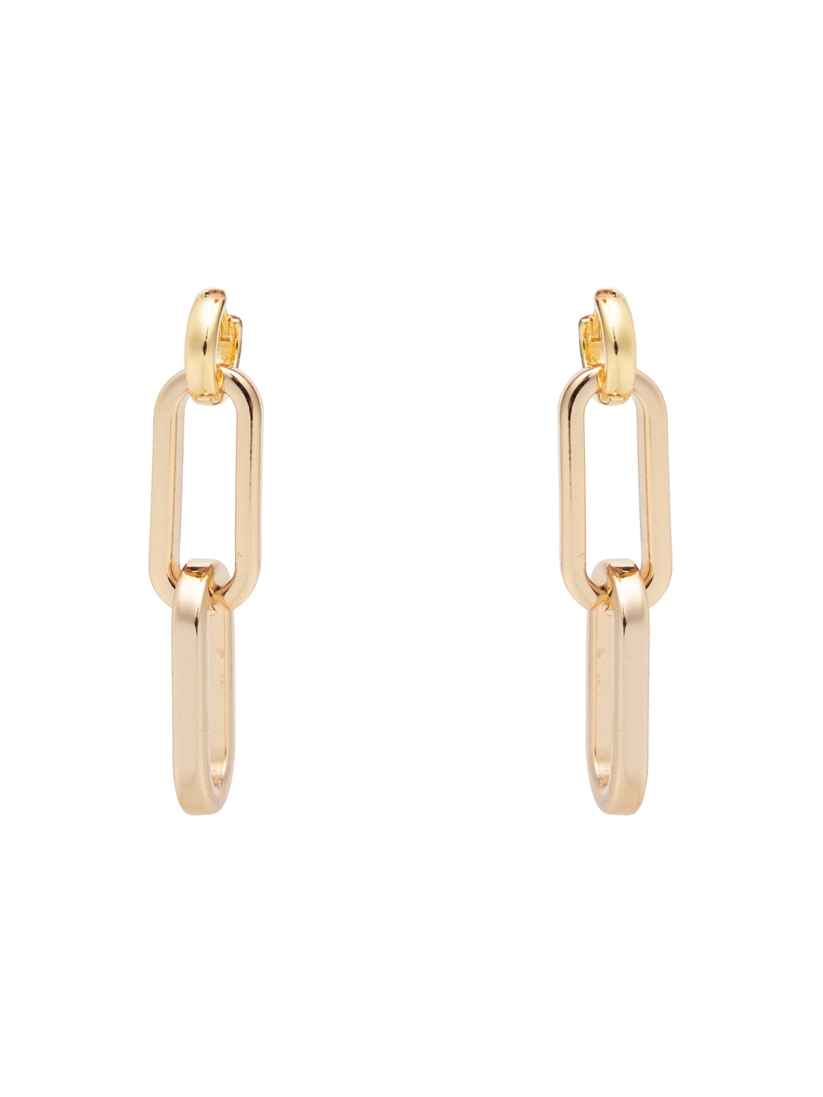Brinco Feminino Elos Due Dourado Andressa Delamuta