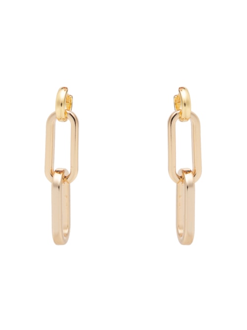 Brinco Feminino Elos Due – Dourado