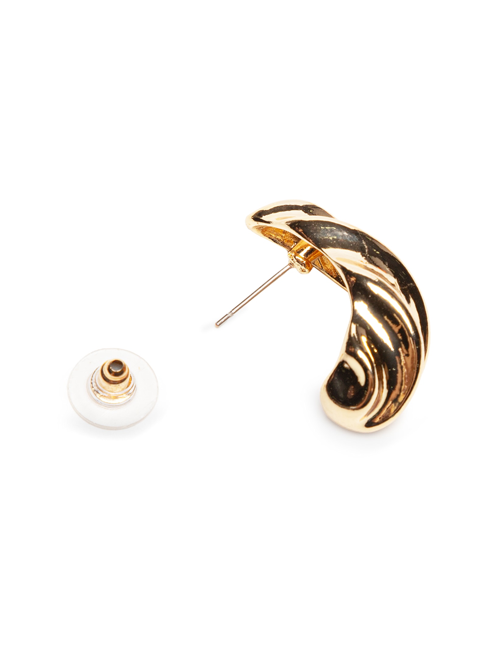 Brinco Feminino Espiral Dourado Basiq