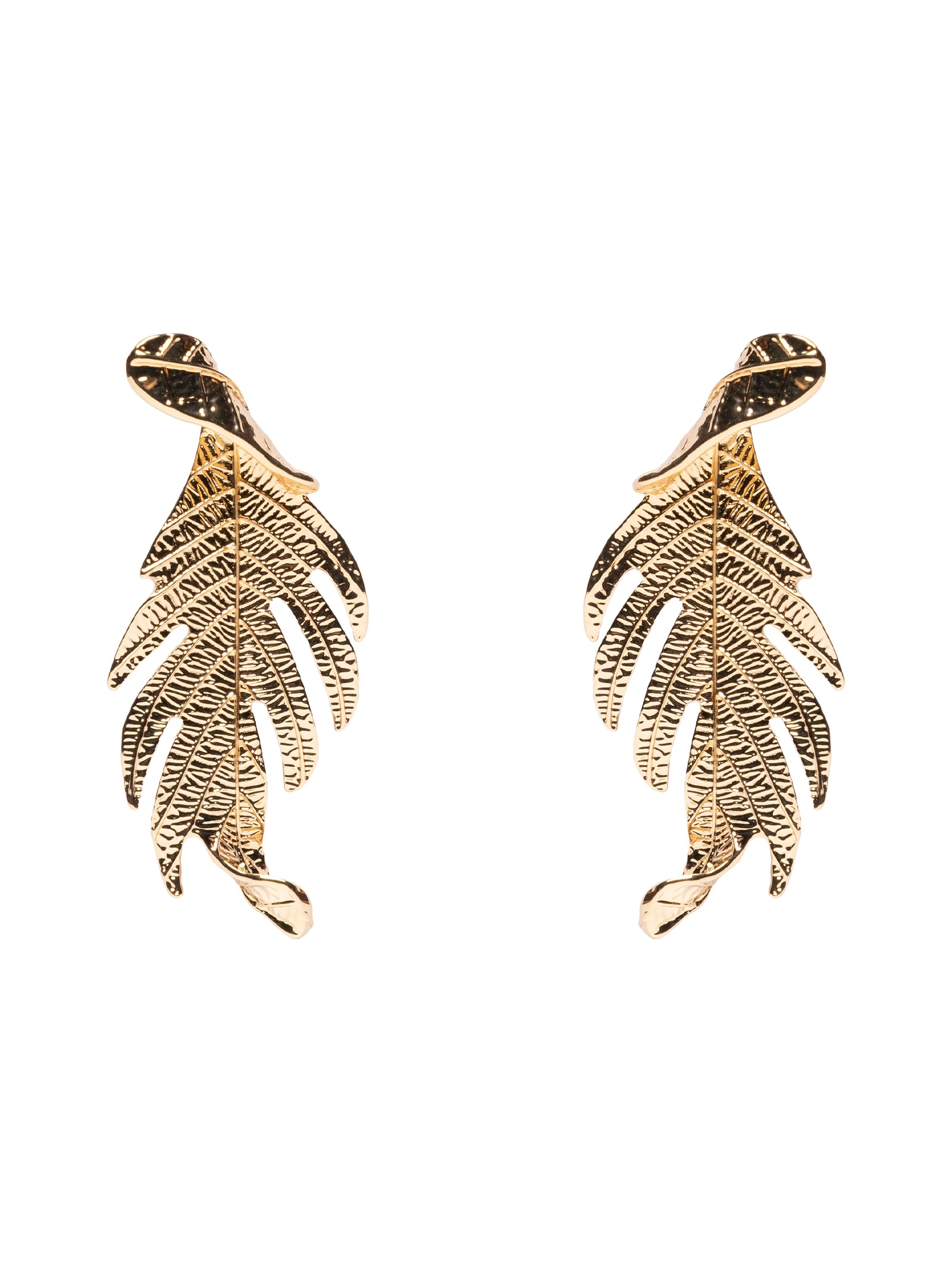 Brinco Feminino Folhagem Dourado Market 33