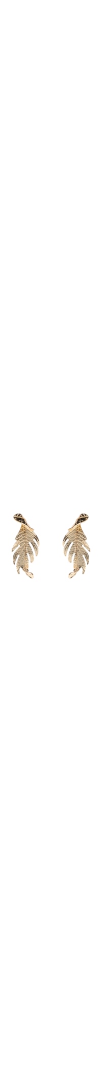 Brinco Feminino Folhagem - Dourado