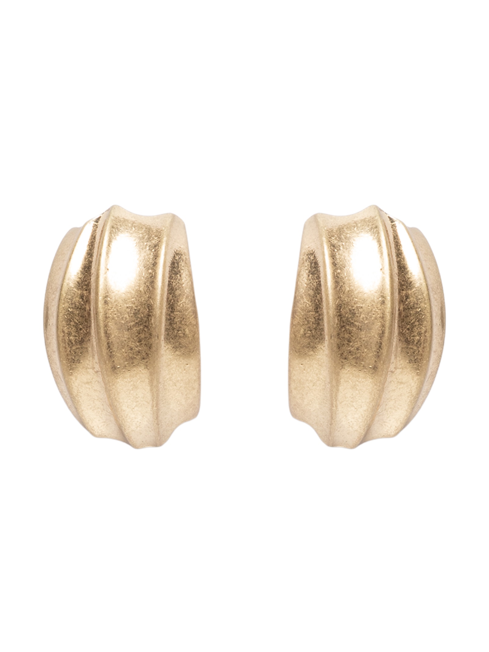 Brinco Feminino Fosco Dourado Market 33