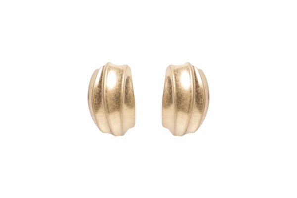 Brinco Feminino Fosco - Dourado