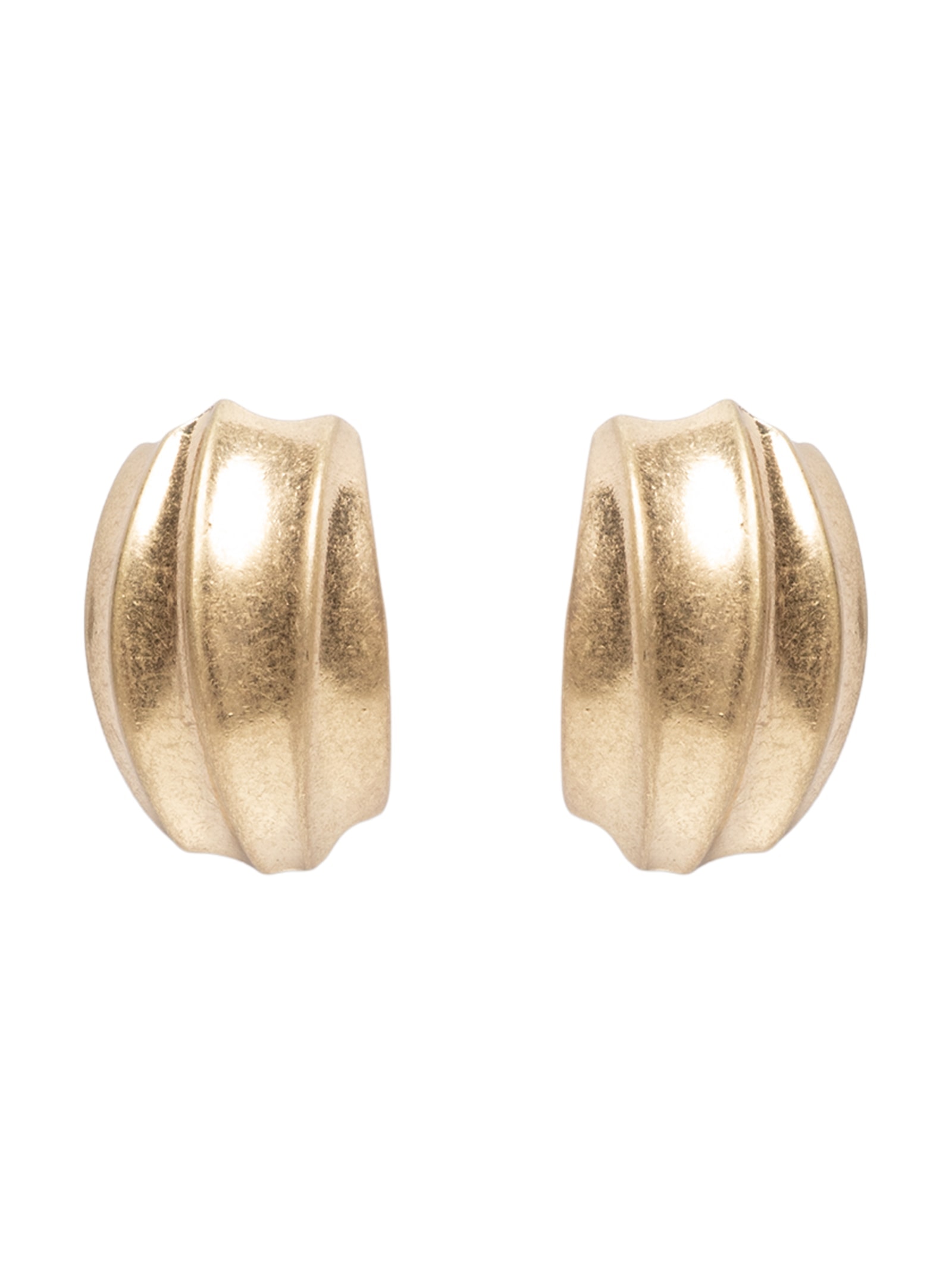 Brinco Feminino Fosco Dourado Market 33