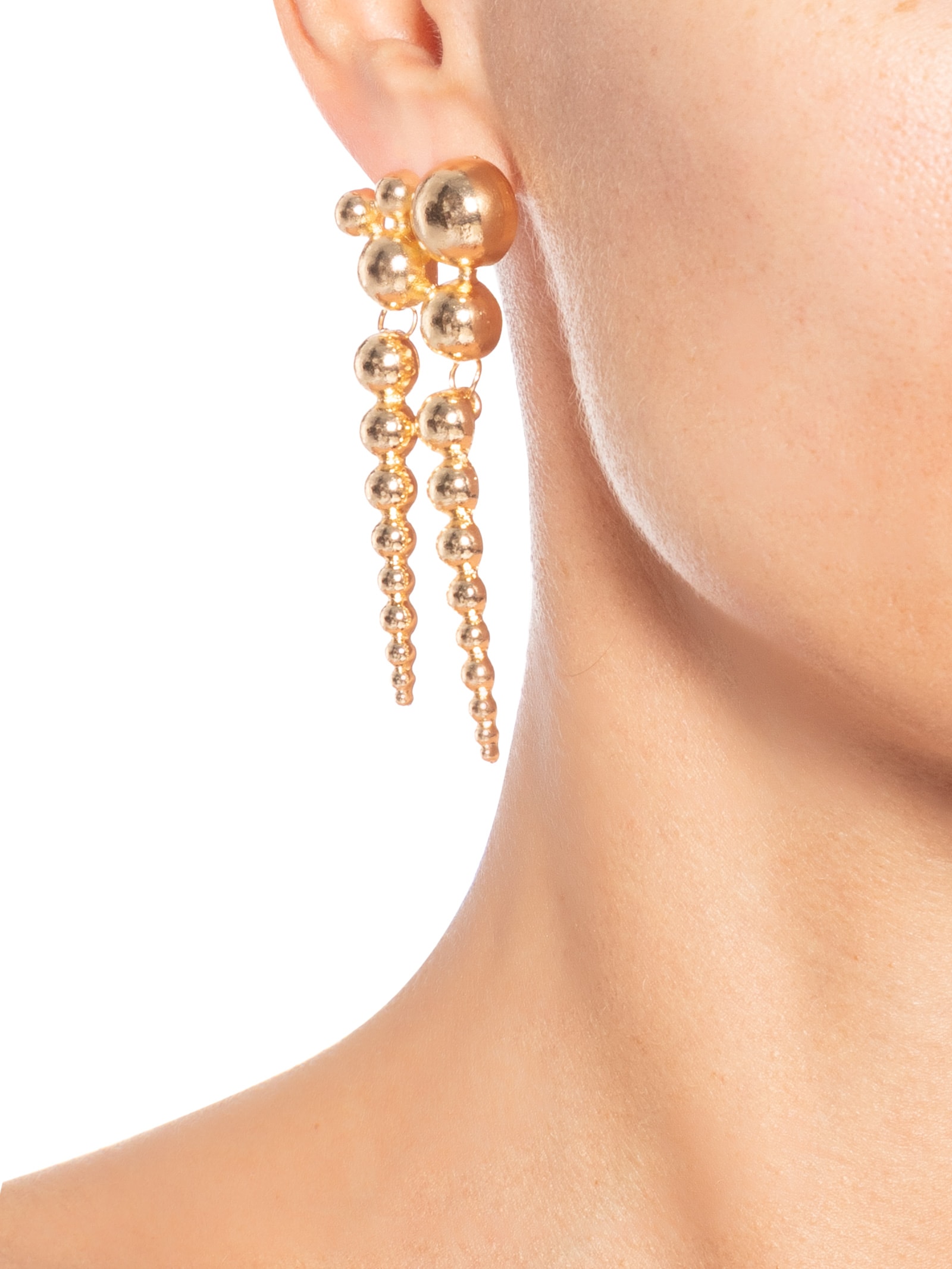 Brinco Feminino Geométrico Dourado Market 33