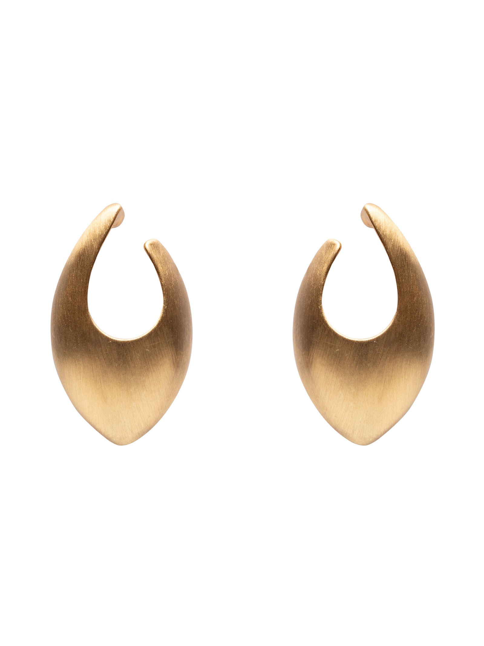 Brinco Feminino Gota Escovado Dourado Basiq