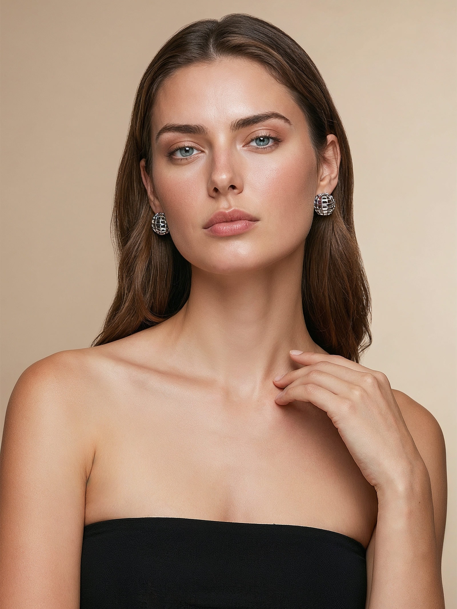 Brinco Feminino Lila Prateado Erre