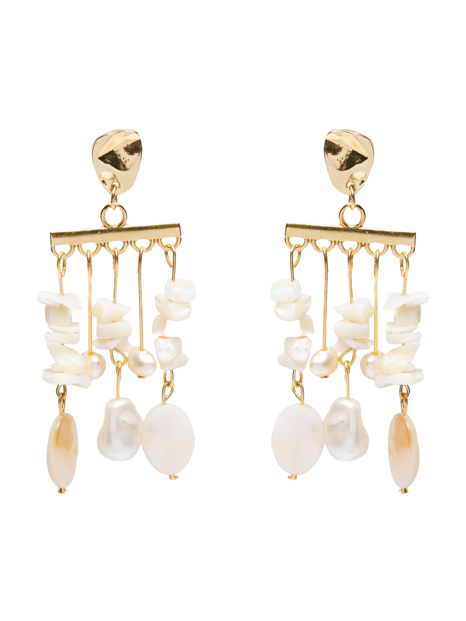 Brinco Feminino Madrepérolas Laguna Off White Dress To