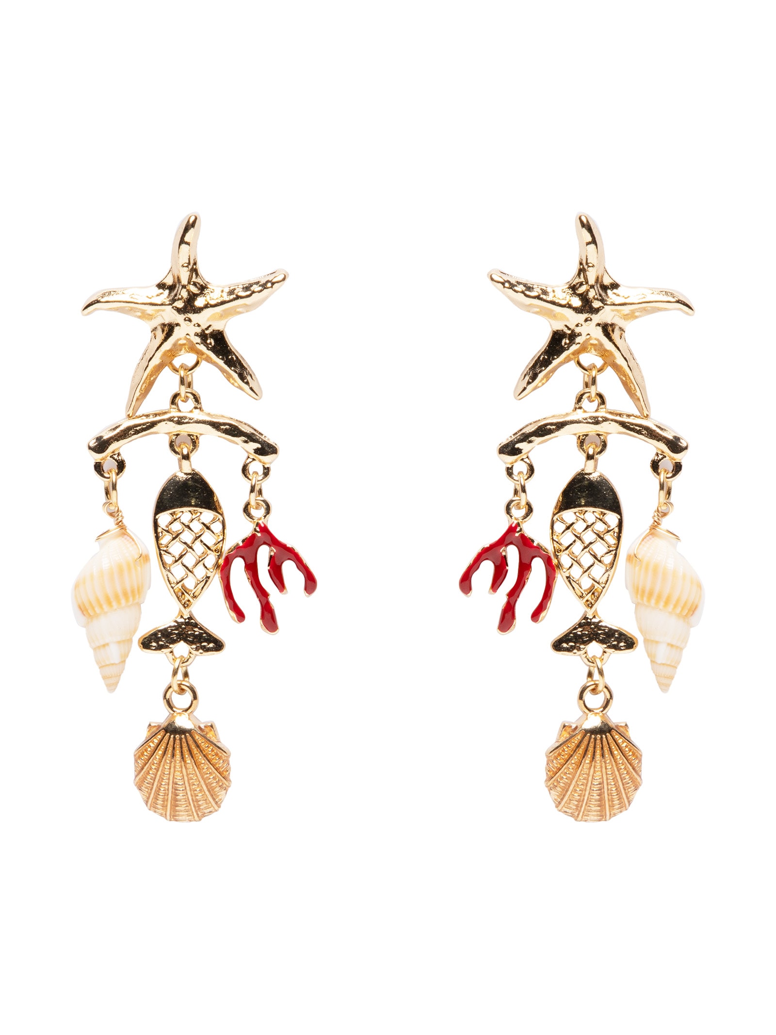 Brinco feminino Mar  Dourado Mktbeach