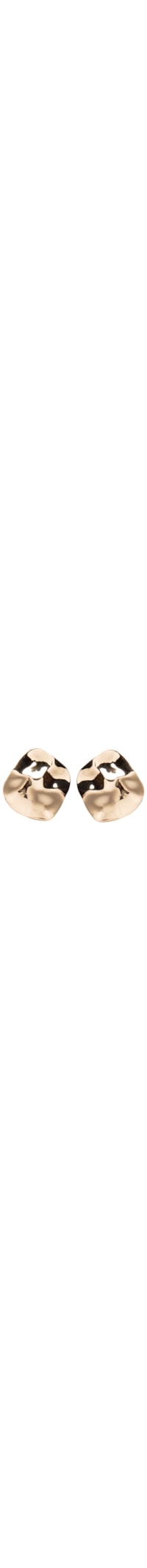 Brinco Feminino Martelado Orgânico - Dourado