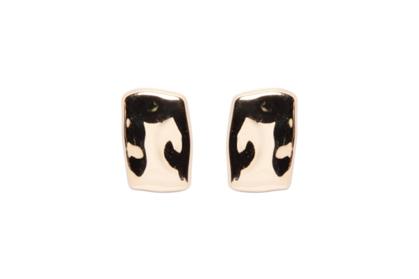 Brinco Feminino Maxi Martelado - Dourado