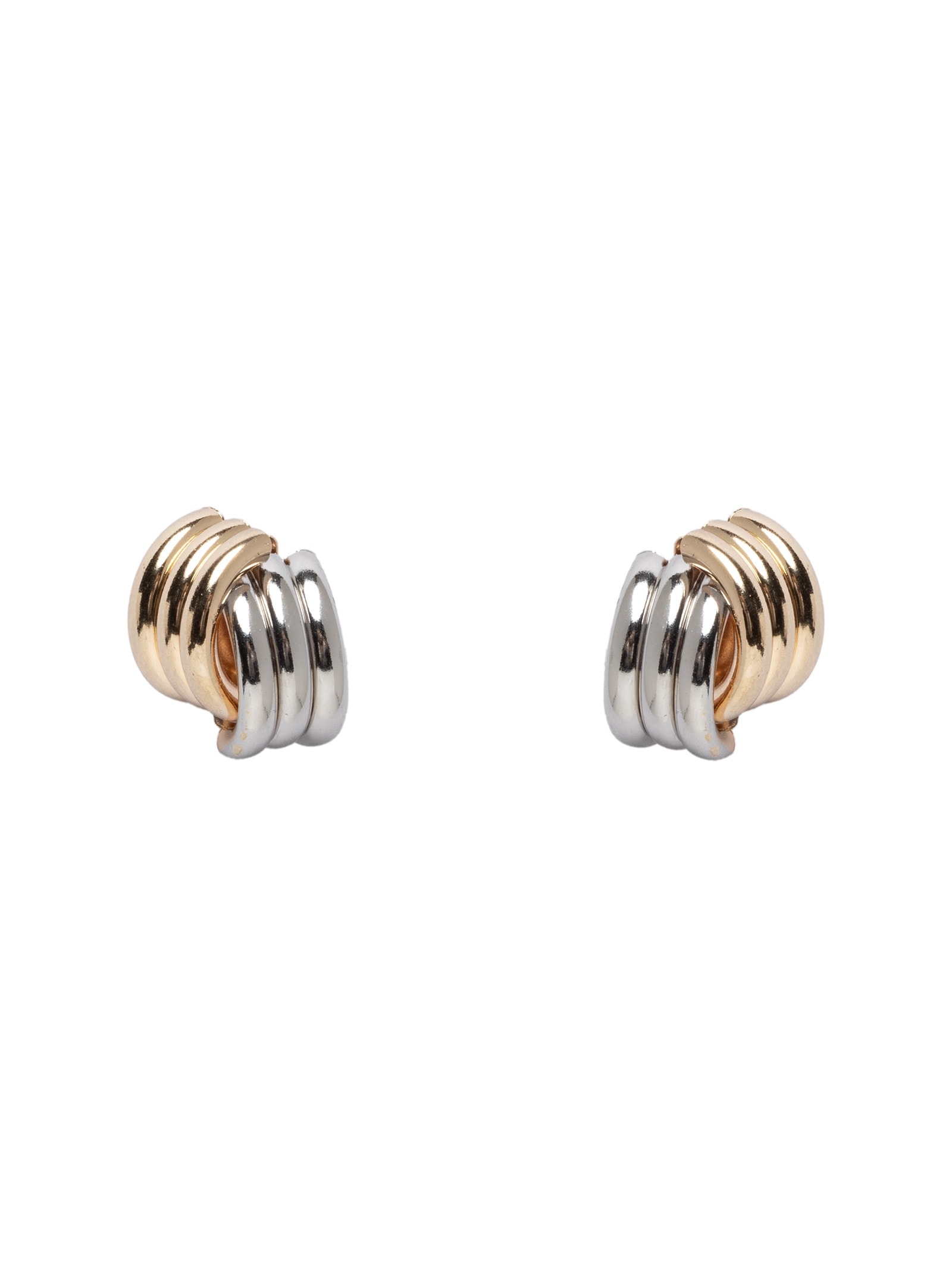 Brinco Feminino Metal Misto Dourado Basiq