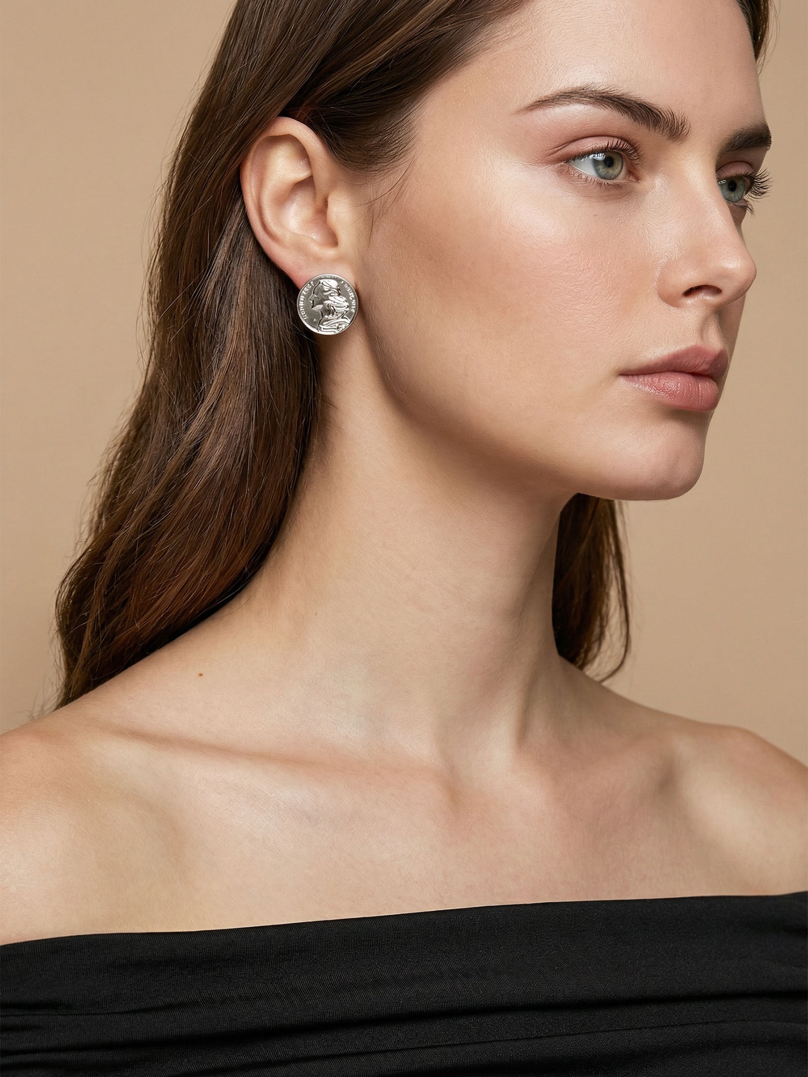 Brinco Feminino Mira Prateado Erre