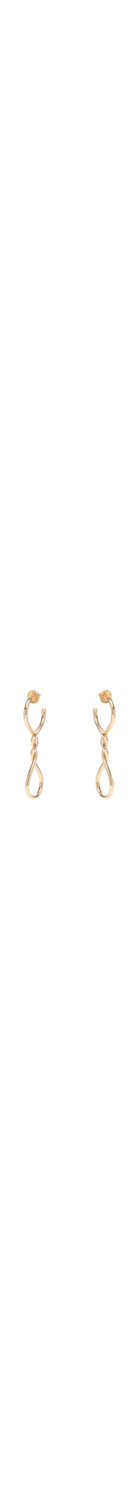 Brinco Feminino Nó Torcido Mixed - Dourado