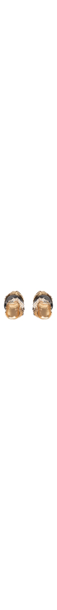 Brinco Feminino Orgânico Em Camadas - Dourado