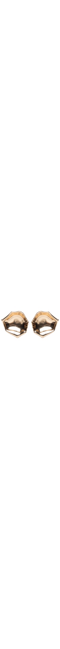 Brinco Feminino Orgânico Martelado - Dourado