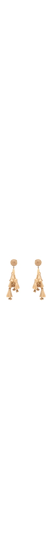 Brinco Feminino Palha Verdejar - Bege