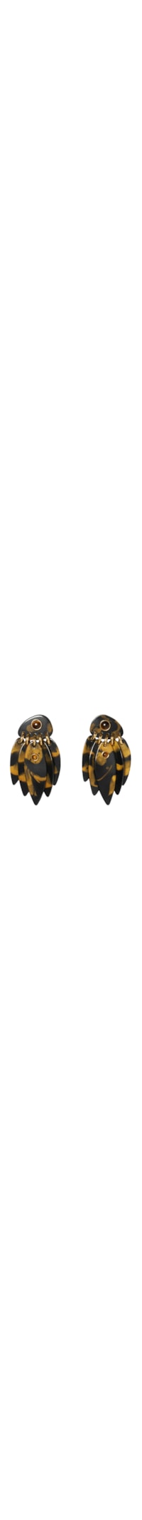 Brinco Feminino Penacho - Preto