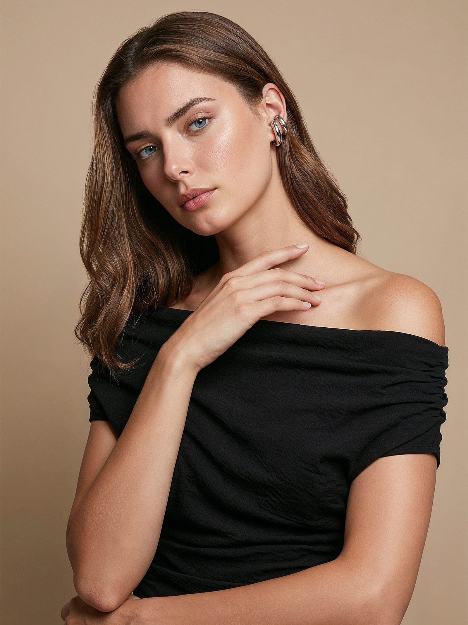 Brinco Feminino Piercing Lovani Prateado Erre