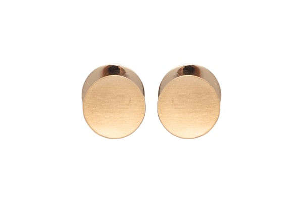 Brinco Feminino Sobreposto Escovado - Dourado