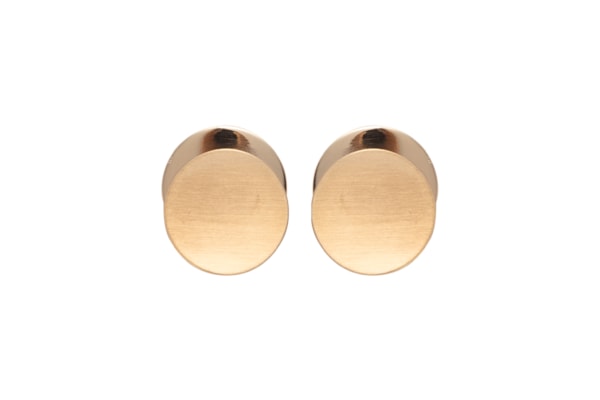 Brinco Feminino Sobreposto Escovado - Dourado