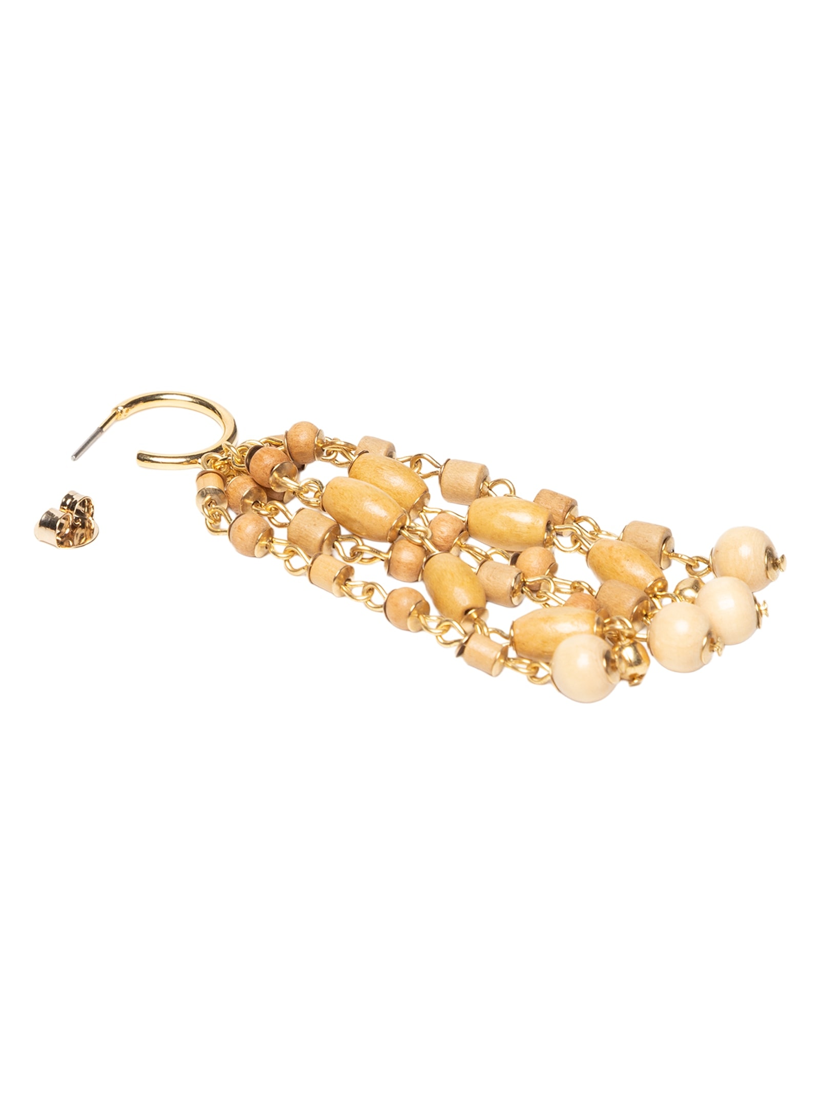 Brinco Feminino Som Do Mar Madeirinhas Bege Dress To