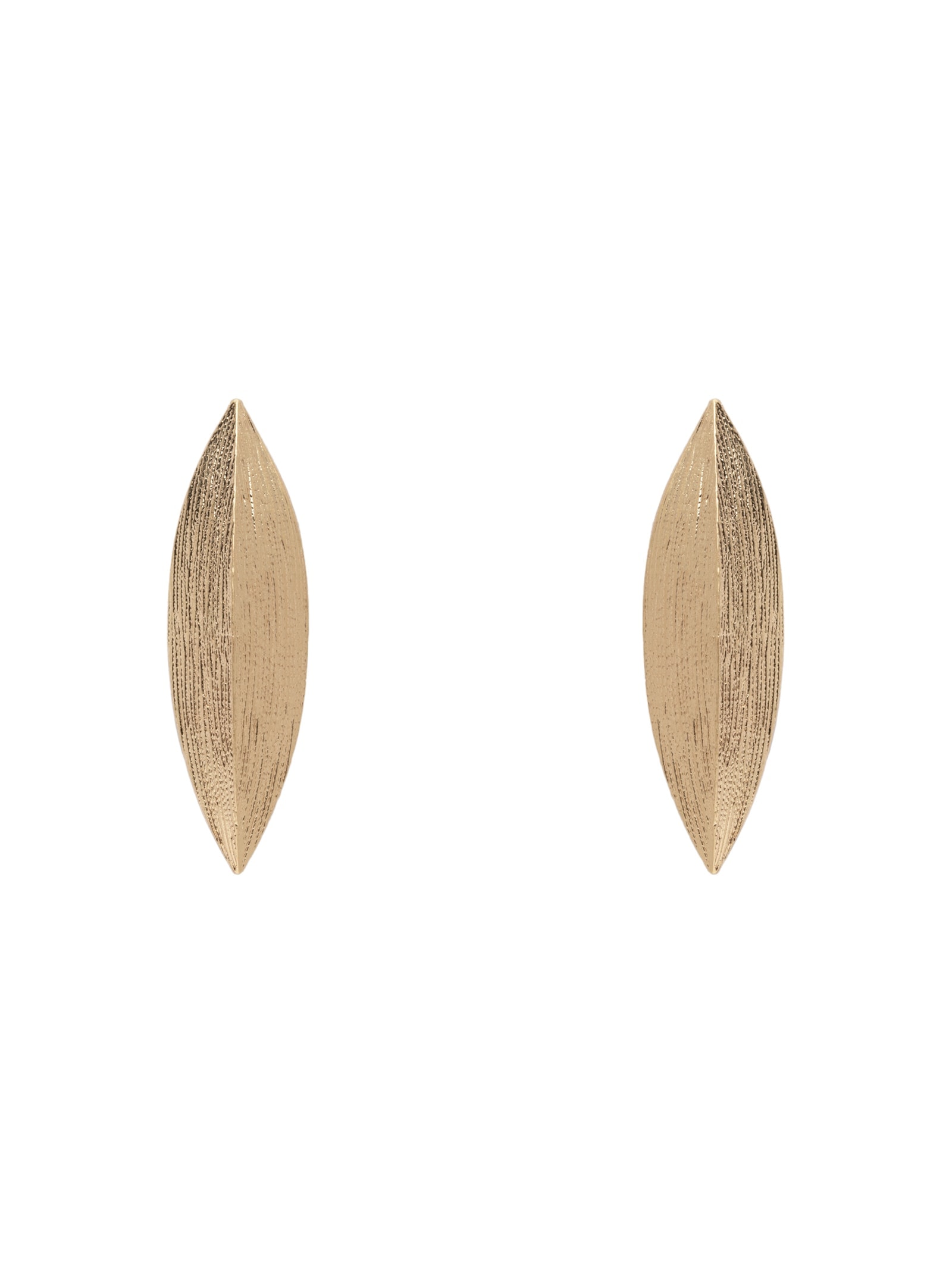 Brinco Feminino Texturizado Dourado Basiq