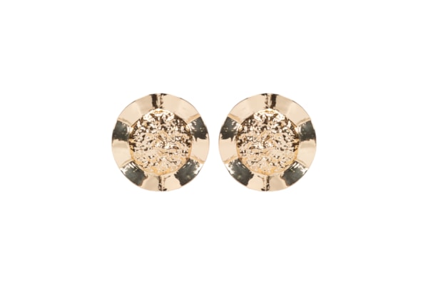 Brinco Feminino Texturizado - Dourado