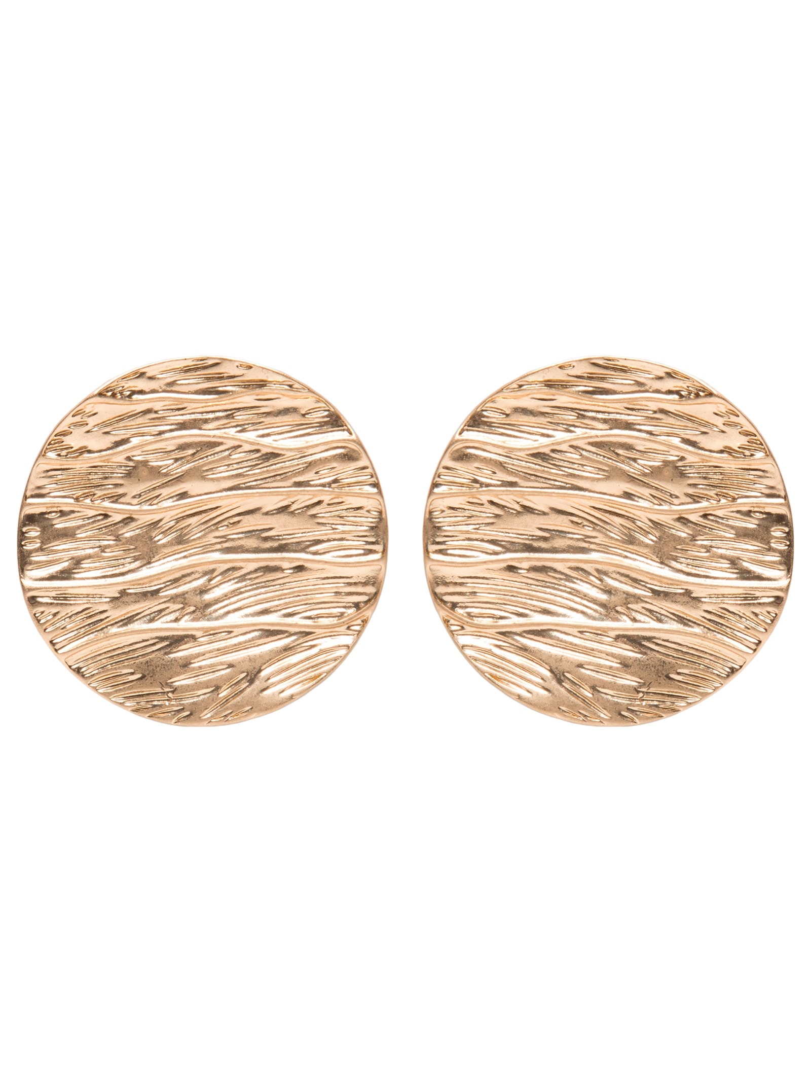 Brinco Feminino Texturizado Fosco Dourado '2Essential