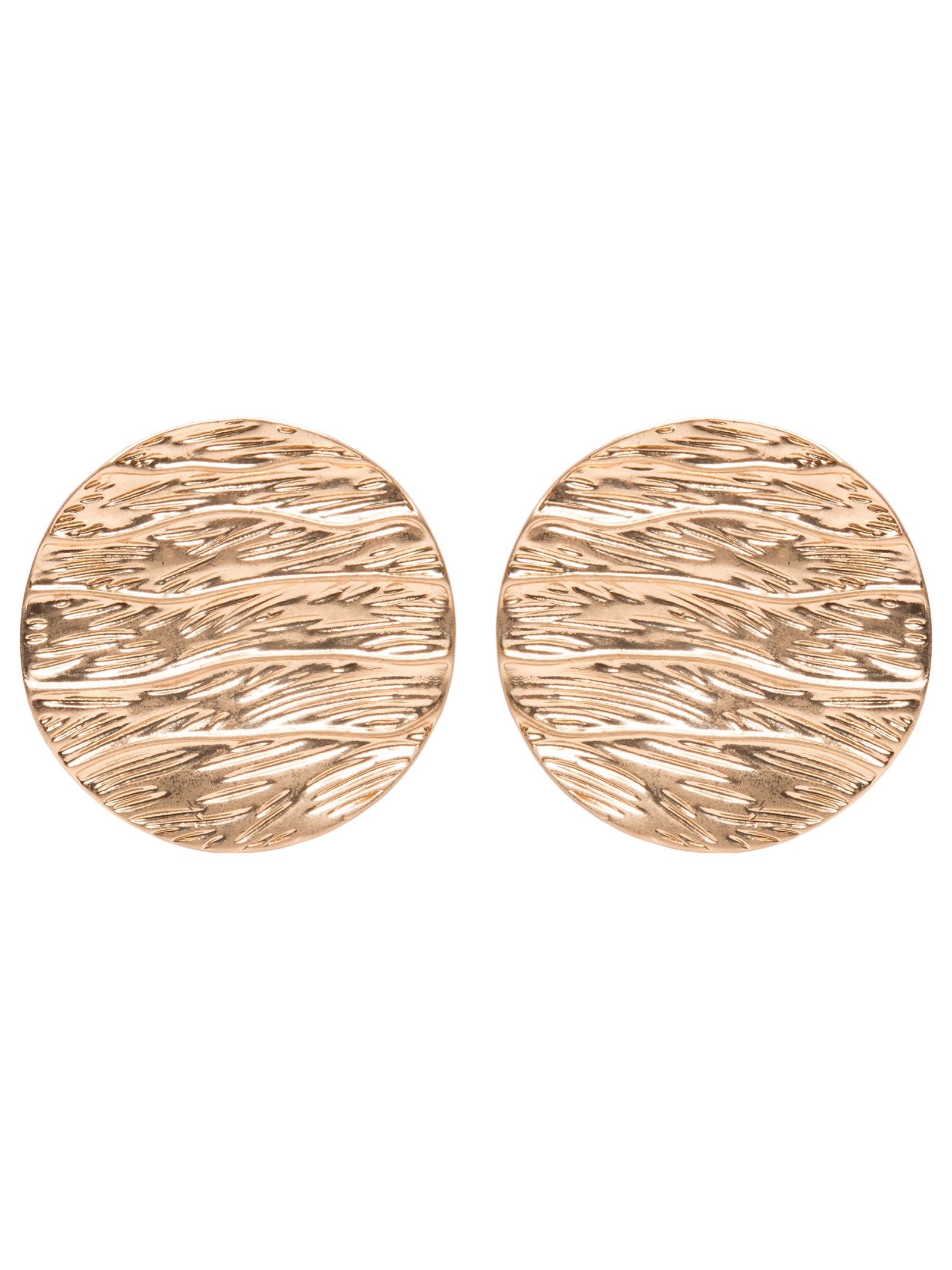 Brinco Feminino Texturizado Fosco Dourado '2Essential