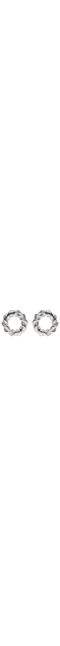 Brinco Feminino Texturizado - Prateado