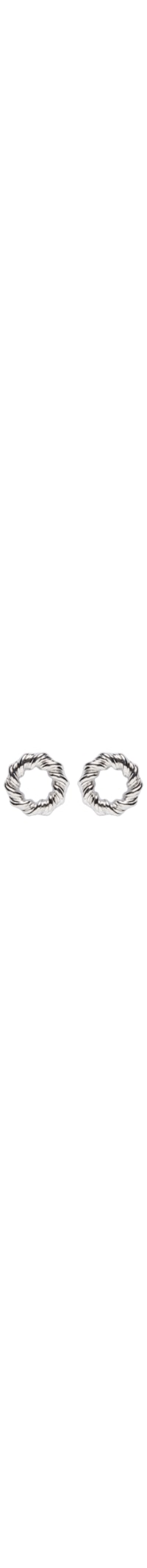 Brinco Feminino Texturizado - Prateado