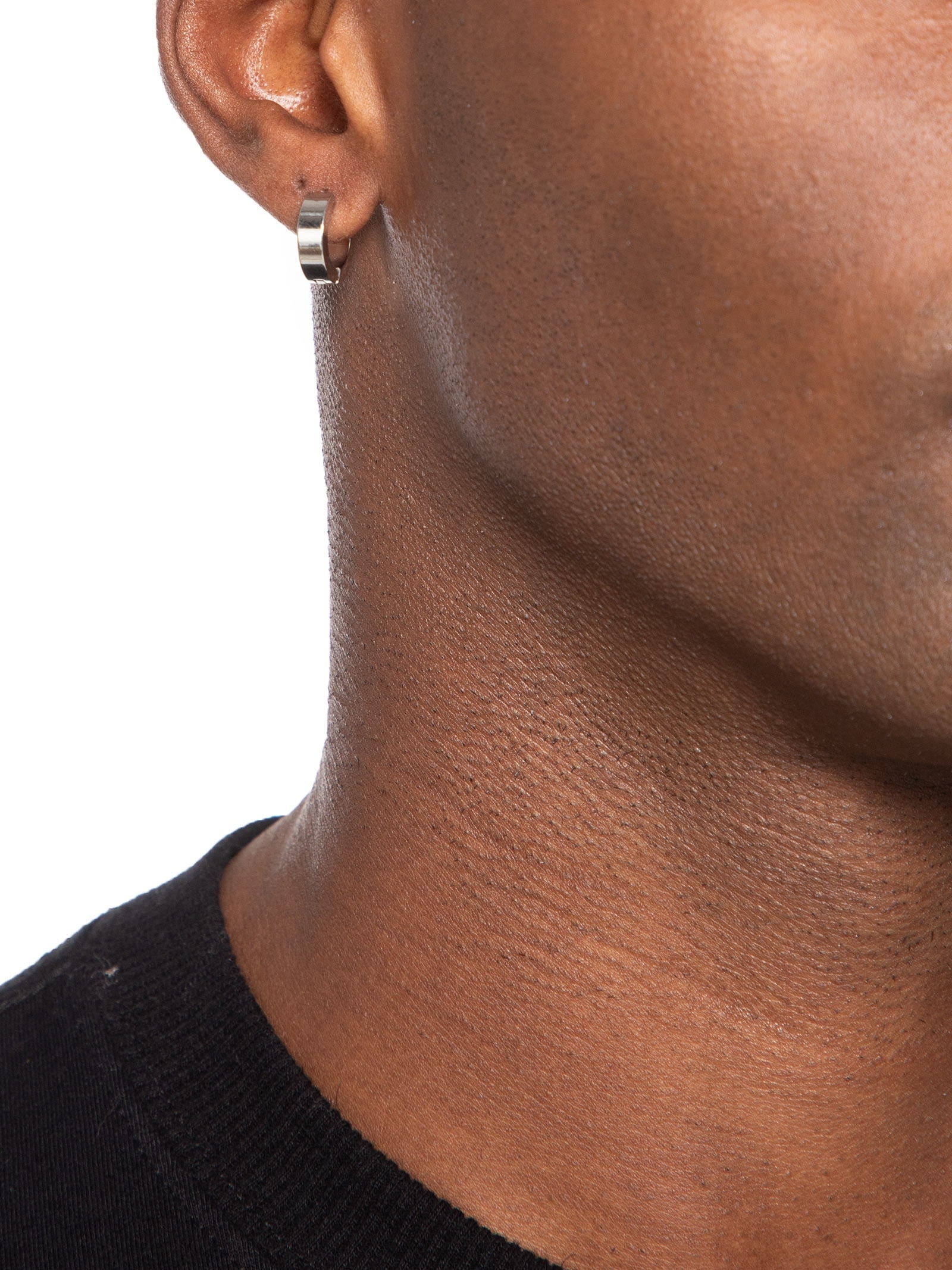 Brinco Masculino Andy Prateado Key Design