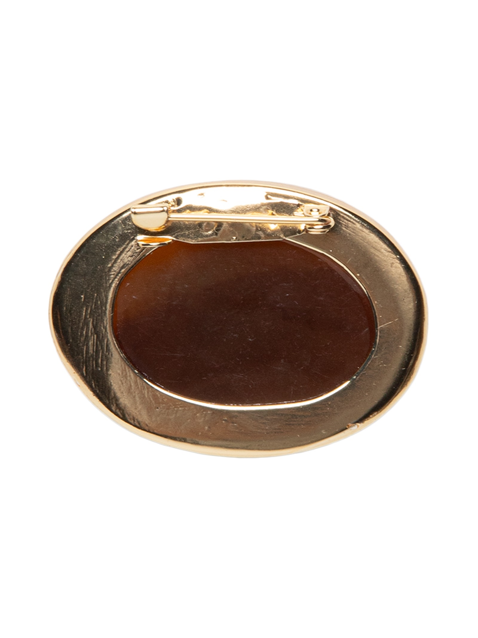 Broche Feminino com Pedra Marrom '2Essential