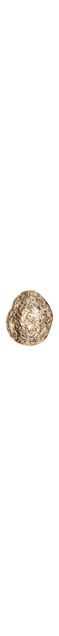 Broche Feminino Martelado Orgânico - Dourado