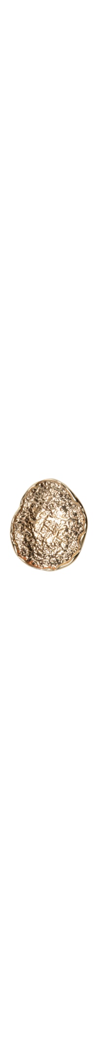 Broche Feminino Martelado Orgânico - Dourado