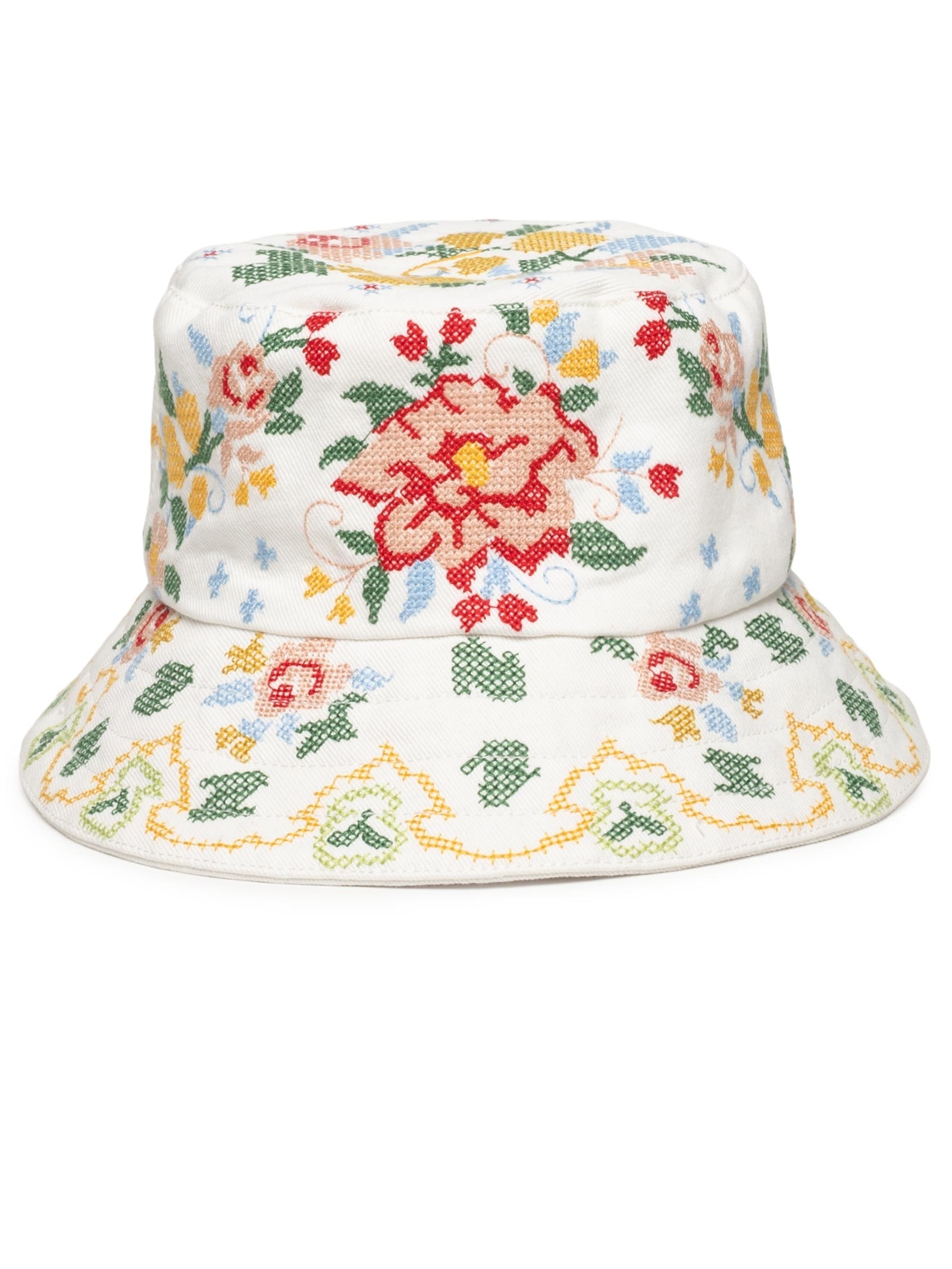 Bucket Feminino Bordado Brisa Serena Branco Farm Praia