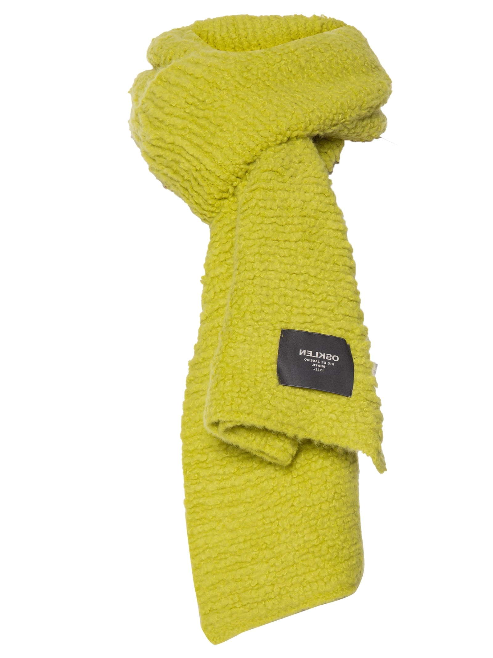 Cachecol Masculino Tricot Verde Osklen