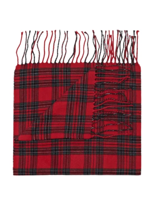 Cachecol Xadrez – Vermelho