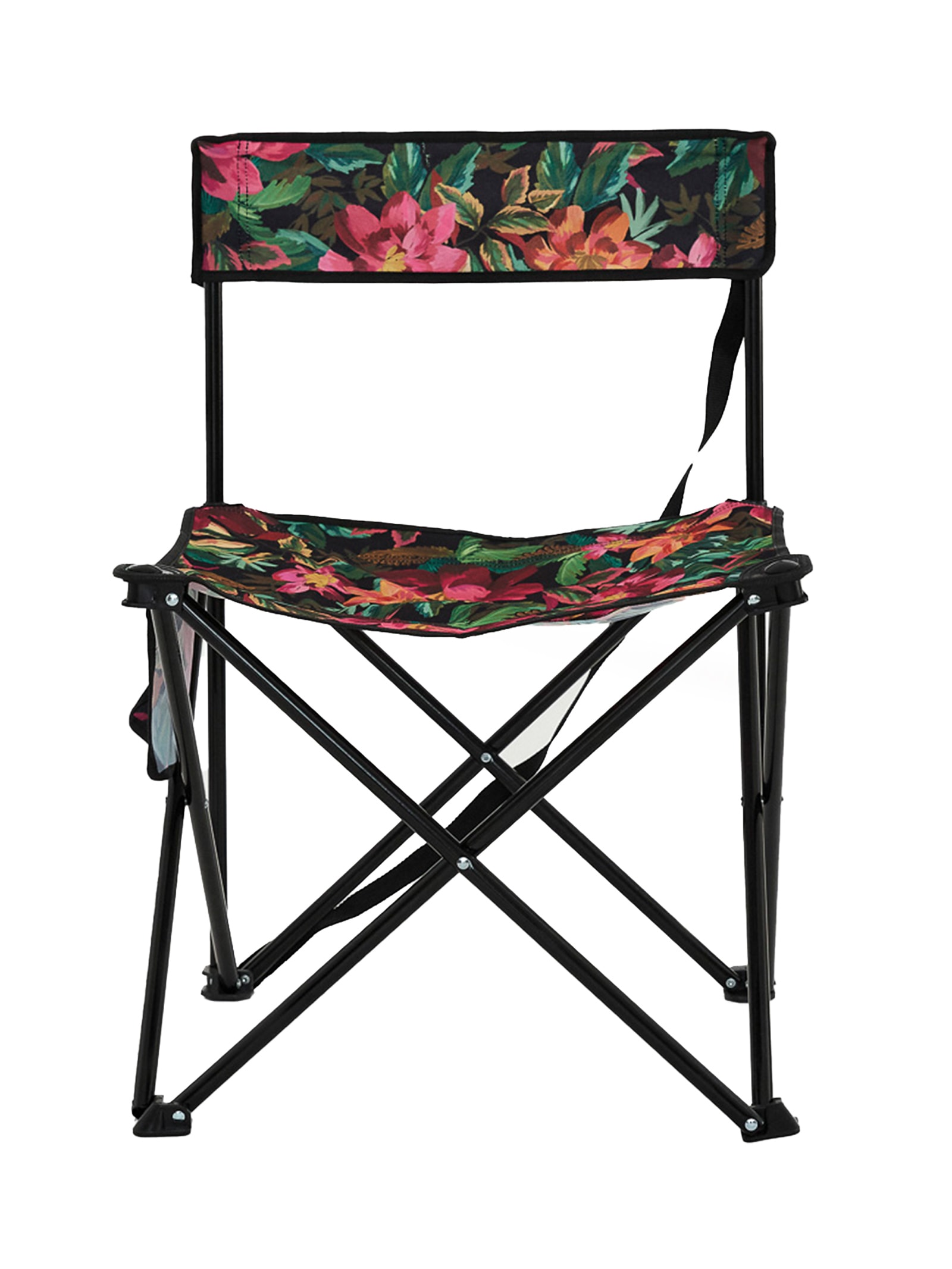 Cadeira de Camping Painted Flowers Verde Farm Etc