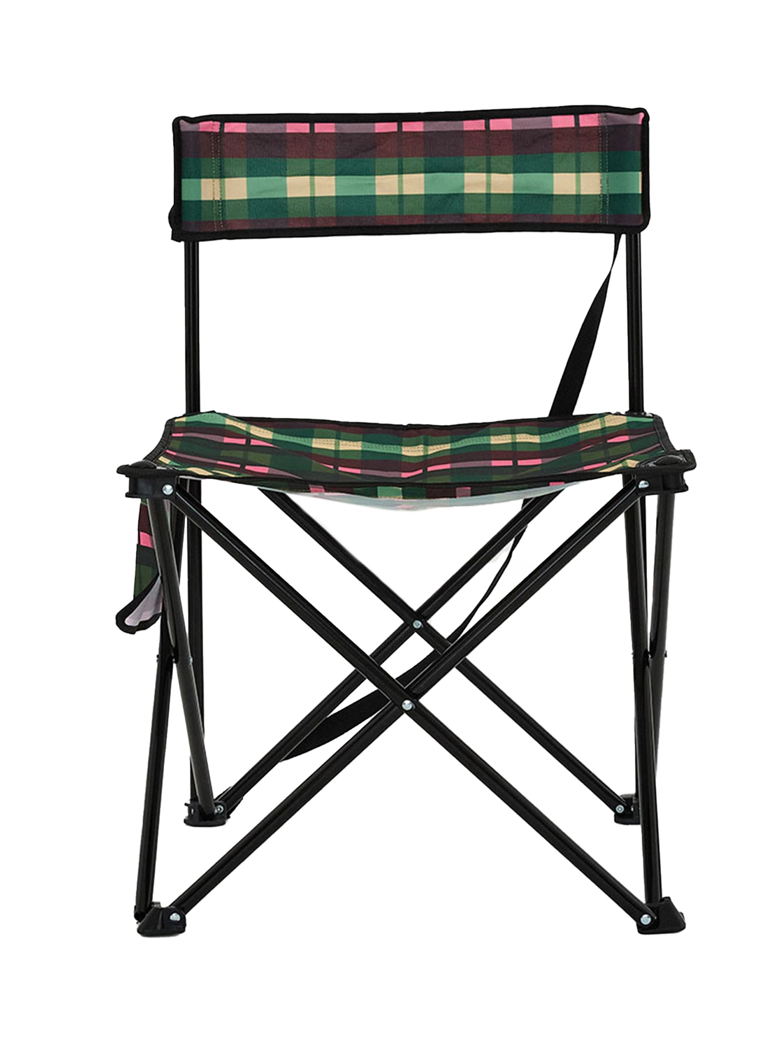 Cadeira de Camping Xadrez Multicolorido Verde Farm Etc