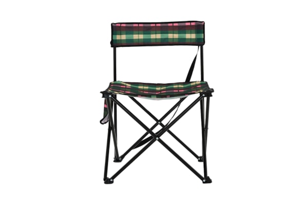 Cadeira de Camping Xadrez Multicolorido - Verde