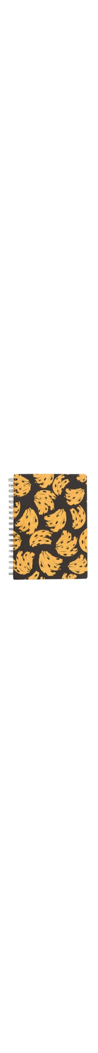 Caderno Universitário Bossa Banana - Preto