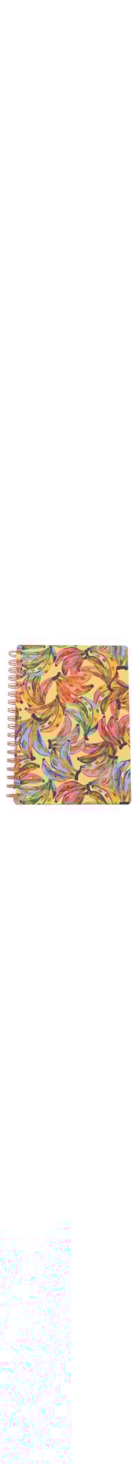 Caderno Universitário Cor De Banana - Amarelo