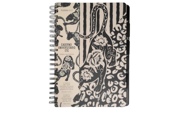 Caderno Universitário Etc Amor De Onça - Animal Print