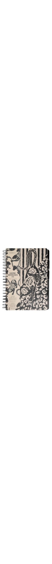 Caderno Universitário Etc Amor De Onça - Animal Print
