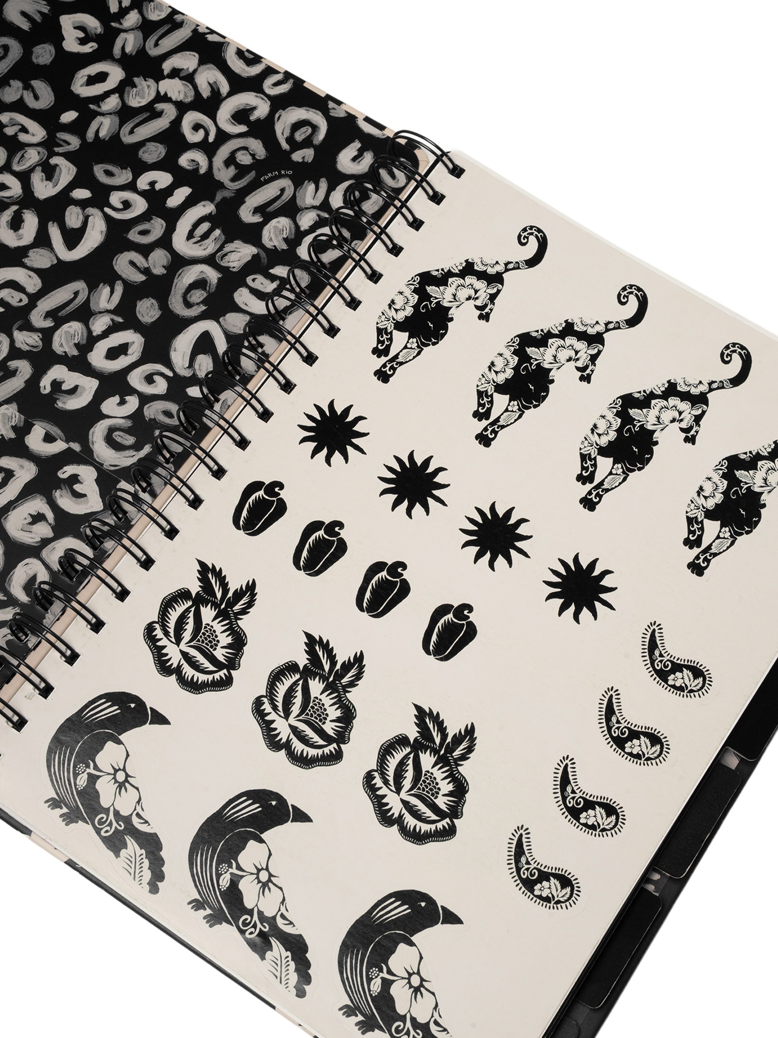 Caderno Universitário Etc Amor De Onça Animal Print Farm Etc