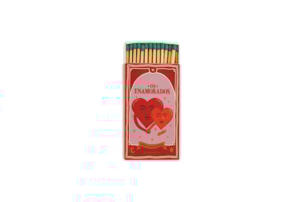 Caixa De Fósforo El Namorados - Rosa