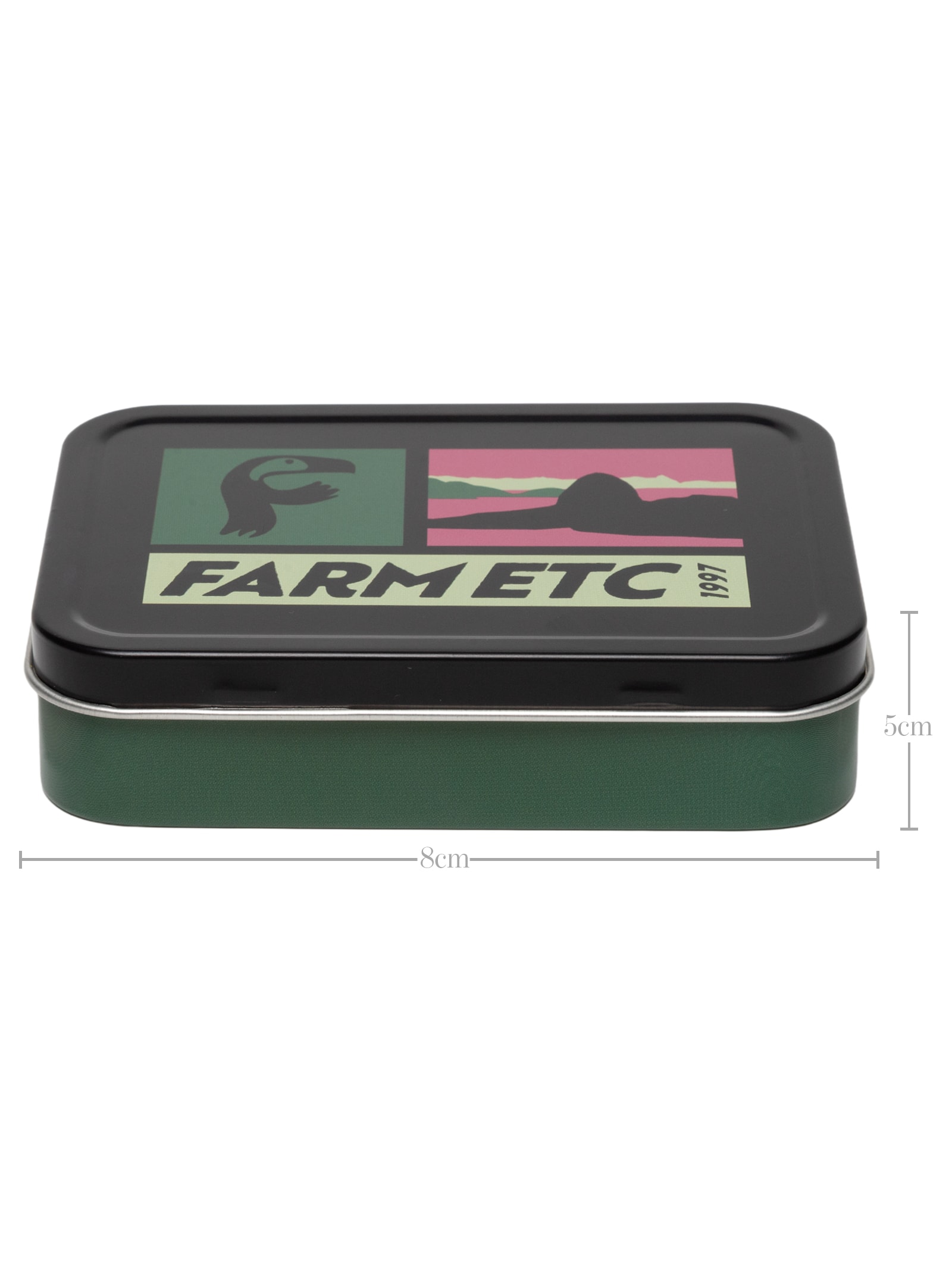 Caixa de Metal  Preto Farm Etc